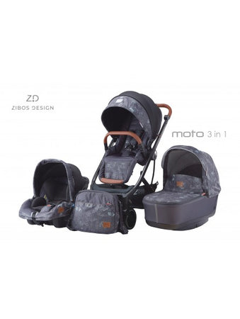 Trio Zibos Design MOTO Jeans Black