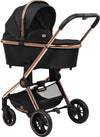 Trio Vicenza Kikkaboo Premium Black Prima infanzia/Passeggini carrozzine e accessori/Passeggini e carrozzine/Sistemi modulari La Casa Del Bebè - Napoli, Commerciovirtuoso.it