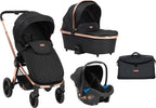 Trio Vicenza Kikkaboo Premium Black Prima infanzia/Passeggini carrozzine e accessori/Passeggini e carrozzine/Sistemi modulari La Casa Del Bebè - Napoli, Commerciovirtuoso.it