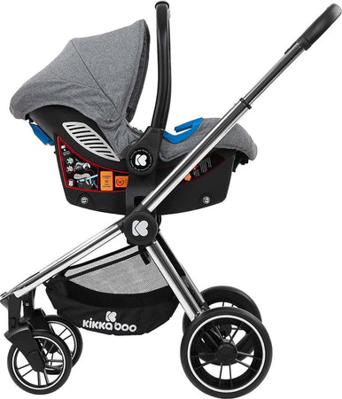 Trio Vicenza Kikkaboo Premium Grey Prima infanzia/Passeggini carrozzine e accessori/Passeggini e carrozzine/Sistemi modulari La Casa Del Bebè - Napoli, Commerciovirtuoso.it