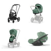 Trio Cybex Platinum Priam 4 Telaio Matt Black-Cloud T I-SIZE Plus-Leaf Green