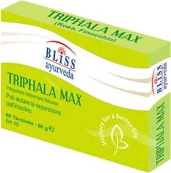 Triphala-Max-integratore-alimentare-60-compresse-Bliss-Ayurveda