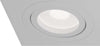 Triplo-Faretto-Da-Incasso-Moderno-Atom-Alluminio-Bianco-3-Luci-Diffusori-Tessile