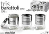 Tris Barattoli Barattolino 750ml 11x14cm Vetro Sale Zucchero Caffe 772016 Acciaio Casa e cucina/Organizzazione interni/Contenitori e barattoli da cucina/Conservazione cibi/Barattoli e contenitori Trade Shop italia - Napoli, Commerciovirtuoso.it