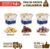 Tris Di Patate Gialle Rosse Viola 27kg Di Calabria [3 Box Multipack] Patate 100% Calabresi Made In Italy Azienda Agricola Scrivano