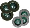 Tris Di Spazzole Feltro e Ruvidi Per Lucidatrice Vorwerk PL 510 PL 511 PL 512