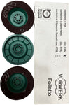 Tris Dischi Spazzole Ruvide Originali per Lucidatrice Vorwerk  Folletto PL510 PL511 PL512