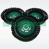 Tris Dischi Spazzole Setole Larghe Originali per Lucidatrice Vorwerk  Folletto PL510 PL511 PL512