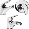 Tris Rubinetto Miscelatore Lavabo Bagno + Bidet + Miscelatore Doccia ad Incasso M Cromato Fai da te/Attrezzature per cucine e bagni/Attrezzature per bagni/Rubinetti per lavandini bagno Ogomondo - Martina Franca, Commerciovirtuoso.it