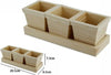 Tris Scatole Contenitori 3 Pezzi Con Base In Legno Naturale Decoupage 53455a Casa, arredamento e bricolage > Arredamento > Portaoggetti Trade Shop italia - Napoli, Commerciovirtuoso.it