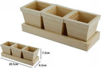 Tris Scatole Contenitori 3 Pezzi Con Base In Legno Naturale Decoupage 53455a Casa, arredamento e bricolage > Arredamento > Portaoggetti Trade Shop italia - Napoli, Commerciovirtuoso.it