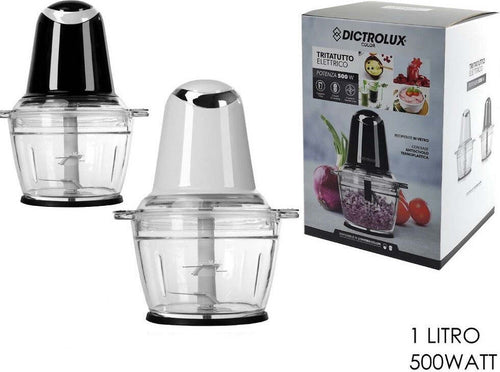 Tritatutto Elettrico 3in1 500 W 1 Lt 2 Velocit? Base Antiscivolo 2 Colori 584301 Casa e cucina/Elettrodomestici per la cucina/Robot da cucina frullatori e impastatrici/Frullatori/Tritatutto e mini frullatori Trade Shop italia - Napoli, Commerciovirtuoso.it