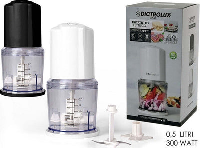 Tritatutto Frullatore Elettrico Da Cucina Trita Tutto Mini Robot Da Cucina 500ml Casa e cucina/Elettrodomestici per la cucina/Robot da cucina frullatori e impastatrici/Frullatori/Tritatutto e mini frullatori Trade Shop italia - Napoli, Commerciovirtuoso.it