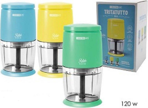 Tritatutto Retr? Collection Da 0.35lt 120 Watt 1 Velocita' A Impulso Lama 420 Vn Casa e cucina/Elettrodomestici per la cucina/Robot da cucina frullatori e impastatrici/Frullatori/Tritatutto e mini frullatori Trade Shop italia - Napoli, Commerciovirtuoso.it
