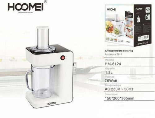 Tritaverdure Affettaverdure Elettrico A Spirale 3 In 1 Taglia Verdure 1,2lt 75w Casa, arredamento e bricolage > Cucina > Affettaverdure Trade Shop italia - Napoli, Commerciovirtuoso.it