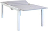 TRIUMPHUS---set-tavolo-da-giardino-allungabile-180/240x100-compreso-di-4-poltrone-in-alluminio-e-polywood-Bianco-Milani-Home