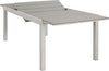 TRIUMPHUS---set-tavolo-da-giardino-allungabile-180/240x100-compreso-di-6-poltrone-in-alluminio-e-polywood-Tortora-Milani-Home
