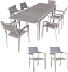 TRIUMPHUS---set-tavolo-da-giardino-allungabile-180/240x100-compreso-di-8-poltrone-in-alluminio-e-polywood-Tortora-Milani-Home
