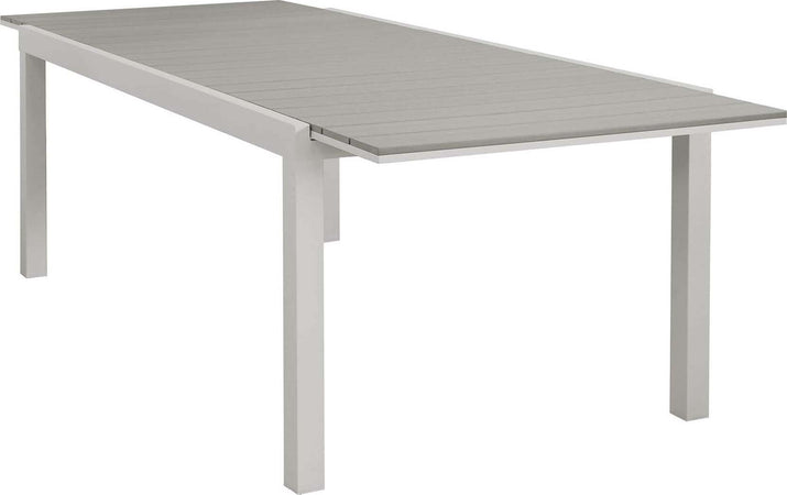 TRIUMPHUS---set-tavolo-da-giardino-allungabile-180/240x100-compreso-di-8-poltrone-in-alluminio-e-polywood-Tortora-Milani-Home