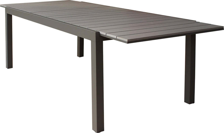 TRIUMPHUS---set-tavolo-in-alluminio-cm-180/240x100x73-h-con-4-sedute-Taupe-Milani-Home