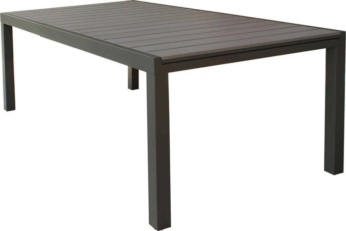 TRIUMPHUS---set-tavolo-in-alluminio-cm-180/240x100x73-h-con-6-sedute-Taupe-Milani-Home