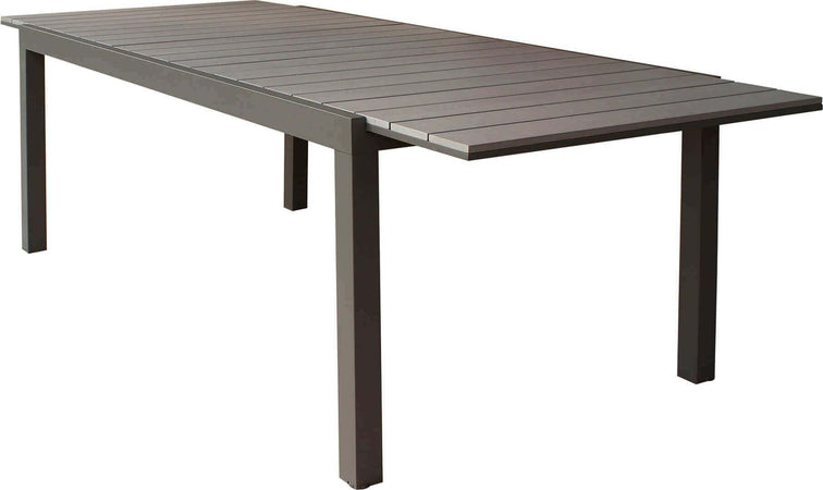 TRIUMPHUS---set-tavolo-in-alluminio-cm-180/240x100x73-h-con-8-sedute-Taupe-Milani-Home