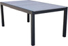 TRIUMPHUS---tavolo-da-giardino-allungabile-in-alluminio-e-polywood-180/240x100-Antracite-Milani-Home