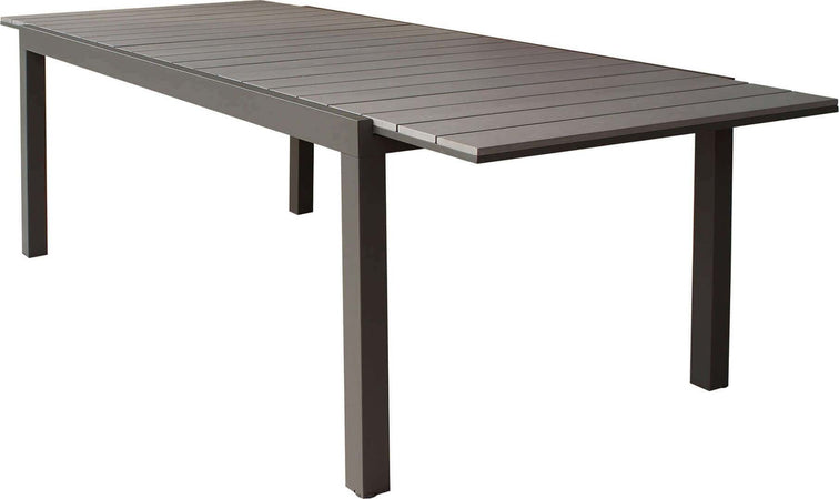 TRIUMPHUS---tavolo-da-giardino-allungabile-in-alluminio-e-polywood-180/240x100-Taupe-Milani-Home
