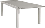 TRIUMPHUS---tavolo-da-giardino-allungabile-in-alluminio-e-polywood-180/240x100-Tortora-Milani-Home