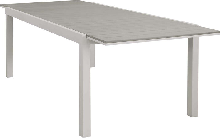 TRIUMPHUS---tavolo-da-giardino-allungabile-in-alluminio-e-polywood-180/240x100-Tortora-Milani-Home