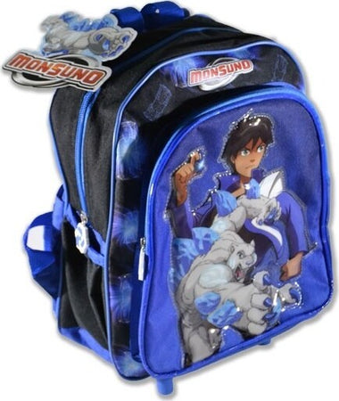 Trolley-Asilo-Monsumo-Zainetto-Con-Tasca-Frontale-Pvc-Chiusura-Zip-Colore-Blu