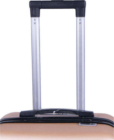 Trolley-Cabina-Rigido-Bagaglio-a-Mano-Oro-con-Maniglia-Telescopica-33.5x22x55cm