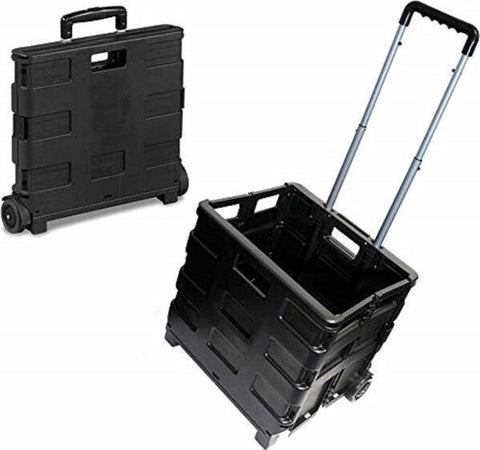 Trolley-Carrello-Portaoggetti-38x36x33cm-Attrezzi-Pieghevole-Manico-Spesa-Multiuso