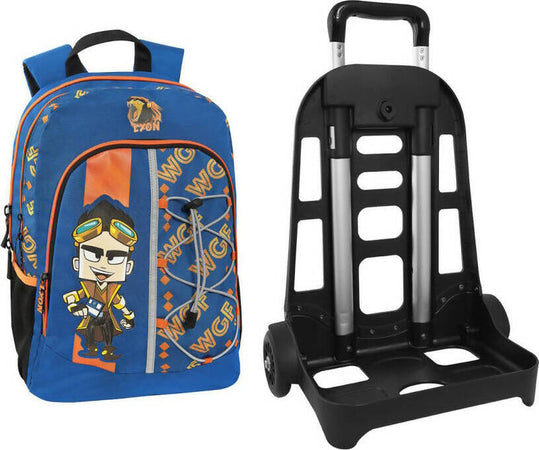 Trolley Zaino Organizzato Lyon Comix per La Scuola Cancelleria e prodotti per ufficio/Scuola e materiale didattico/Materiale scolastico/Cartelle e zaini per la scuola/Zaini per ragazzi Cartoleria Deja Vu - Crotone, Commerciovirtuoso.it