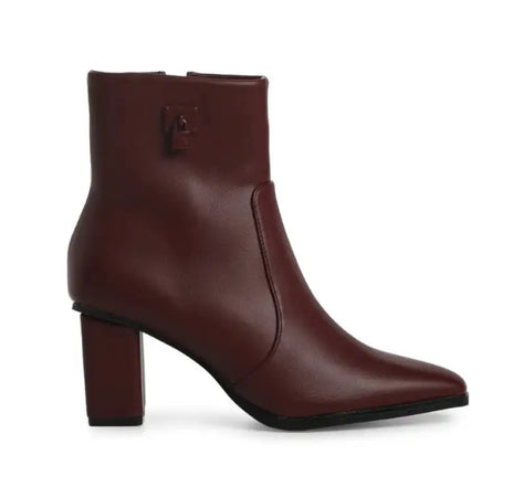 Tronchetto Donna V73 73sc6ju01 Calzature - Bordeaux / 41 - tacco largo