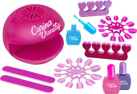 Trucchi-giocattolo-Globo-41949-GRANDSOLEIL-Set-Unghie-Carina-Vanity