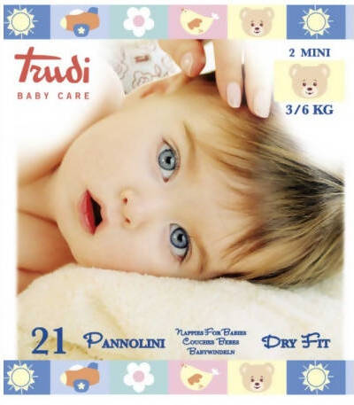 TRUDI Pannolini Dry Fit Baby Care Pannolini Morbidi Per Bamnini Pannolini Sanitaria Gioia del Bimbo - Villa San Giovanni, Commerciovirtuoso.it