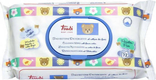 TRUDI Salviettine 72 pezzi BABY CARE Trudi Baby Care 72 Salviettine Detergenti al Nettare dei Fiori Salviettine Sanitaria Gioia del Bimbo - Villa San Giovanni, Commerciovirtuoso.it