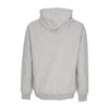NEW ERA Felpa Leggera Cappuccio Uomo Nba Script Oversize Hoodie Loslak Heather Grey/true Purple da uomo