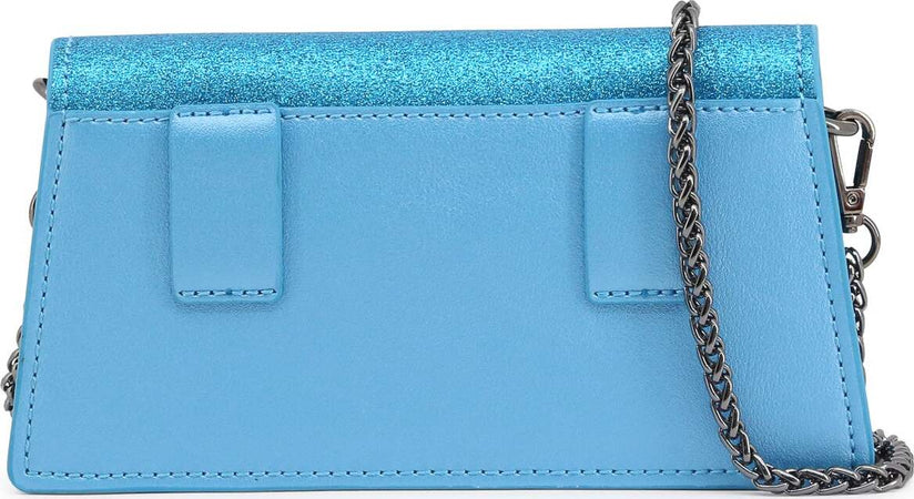 Trussardi Pochette Con Tracolla Blu Glitter Donna Con Tracolla Removibile E Chiusura a Patta Magnetica Borsetta Fashion Con 2 Tasche 22x11x4cm Moda/Donna/Borse/Pochette e Clutch Starbag - Gaeta, Commerciovirtuoso.it