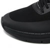 Trussardi Scarpe Uomo Nere in Pelle E Tessuto Sneakers Casual Con Lacci E Suola in Gomma Collezione Aut-Inv 2022/2023
