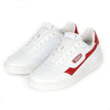 Trussardi Sneaker Uomo Bianche Rossa Scarpe Ecopelle Craft Sneaker Lacci Suola In Gomma Scarpe Da Ginnastica Casual Fashion Primavera-estate 2022 Art.77a00417