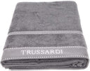 Trussardi Home Telo Bagno in Spugna di Puro Cotone Ribbon S46 - Passarelli Biancheria