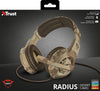 Trust Cuffie Gaming Gxt310D Radius Desert Camo 22208 Pc PS4 PS5 One Series X Switch Cellulare Usato