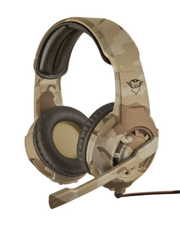 Trust Cuffie Gaming Gxt310D Radius Desert Camo 22208 Pc PS4 PS5 One Series X Switch Cellulare Usato
