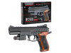 P.268 Pistola Giocattolo con Laser, Proiettili BB da 6mm, Colore Nero e Marrone, 23 cm, per Bambini e Cosplay