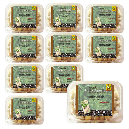 LUMACHE Monacella HELIX APERTA da Gastronomia Spurgate Pronte da Cucinare 100% Italiane + Ricettario Incluso