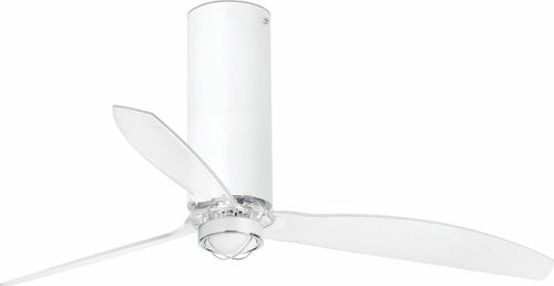 TUBE FAN M LED Ventilatore da soffitto bianco opaco/trasparente con motore DC Fai da te/Prodotti per la costruzione/Riscaldamento e raffreddamento/Sistemi mobili di climatizzazione/Ventilatori/Ventilatori da soffitto Led Mall Home - Napoli, Commerciovirtuoso.it