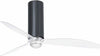 TUBE FAN M LED Ventilatore da soffitto nero brillante/trasparente con motore DC SMART Fai da te/Prodotti per la costruzione/Riscaldamento e raffreddamento/Sistemi mobili di climatizzazione/Ventilatori/Ventilatori da soffitto Led Mall Home - Napoli, Commerciovirtuoso.it