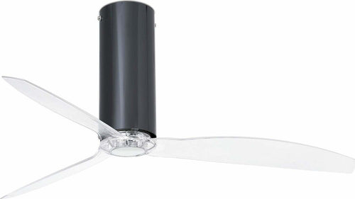 TUBE FAN M Ventilatore da soffitto nero brillante/trasparente con motore DC Fai da te/Prodotti per la costruzione/Riscaldamento e raffreddamento/Sistemi mobili di climatizzazione/Ventilatori/Ventilatori da soffitto Led Mall Home - Napoli, Commerciovirtuoso.it